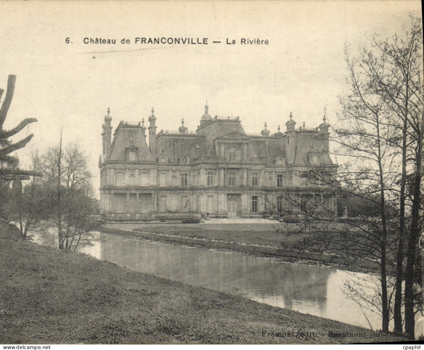 CPA Chateau de Franconville La Riviere