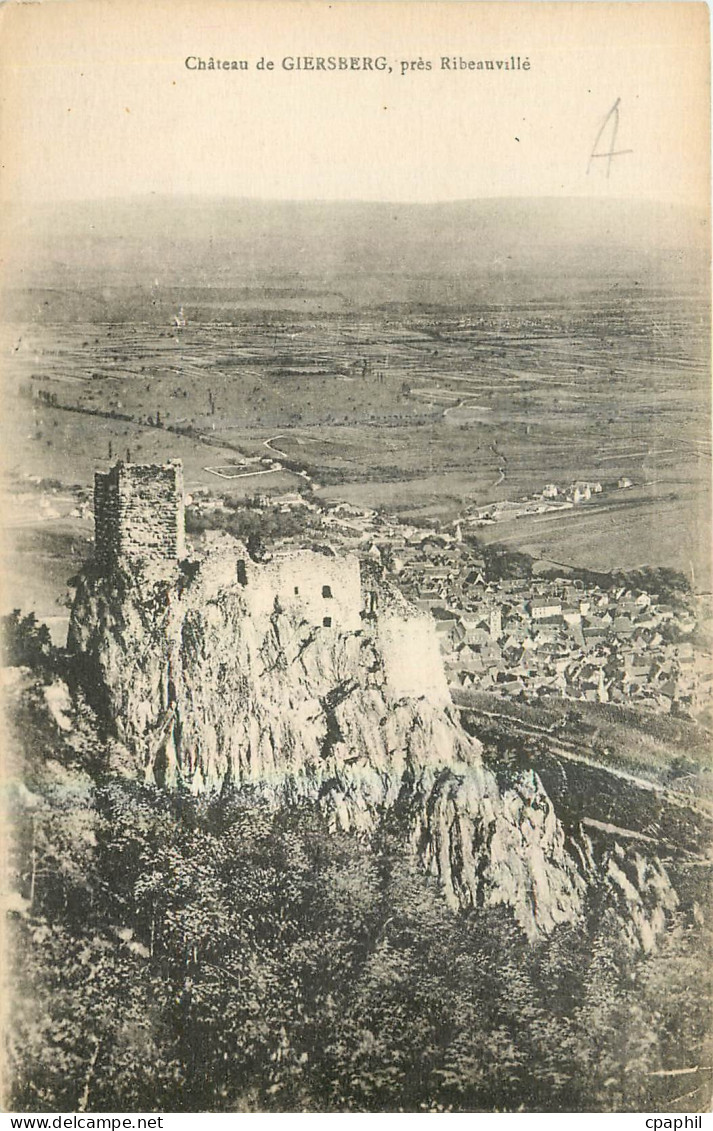 CPA Chateau de Gierserg pres Ribeauville
