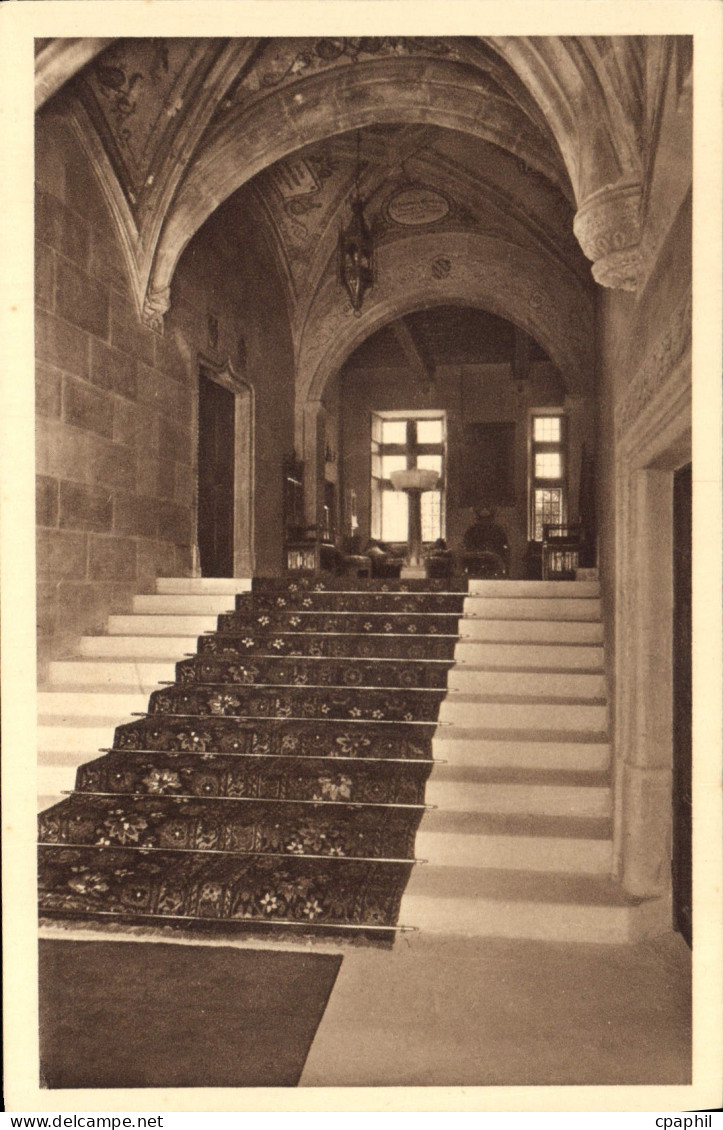 CPA Chateau de Grignan Drome vestibule Gothique