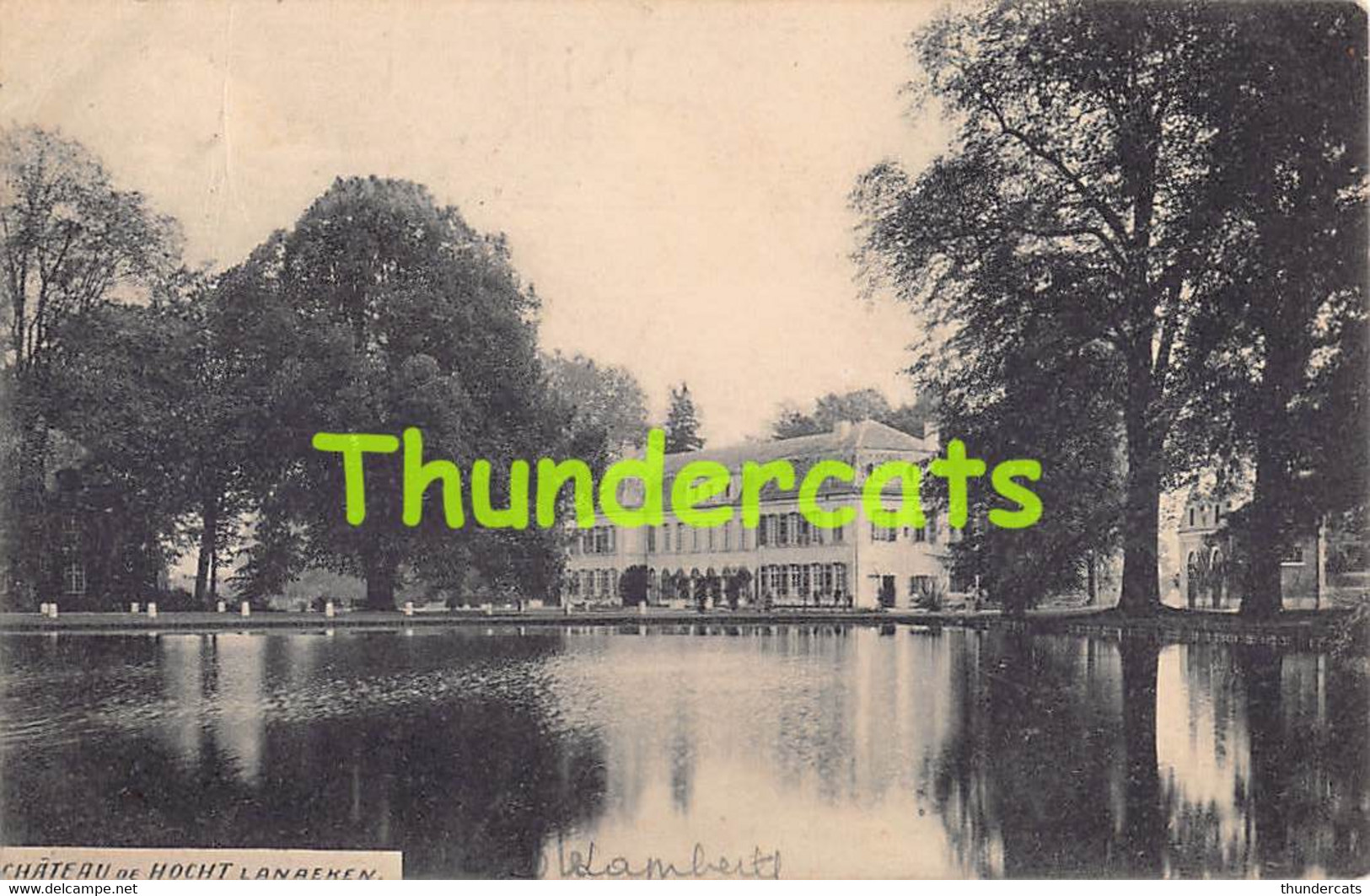 CPA CHATEAU DE HOCHT LANAEKEN LANAKEN