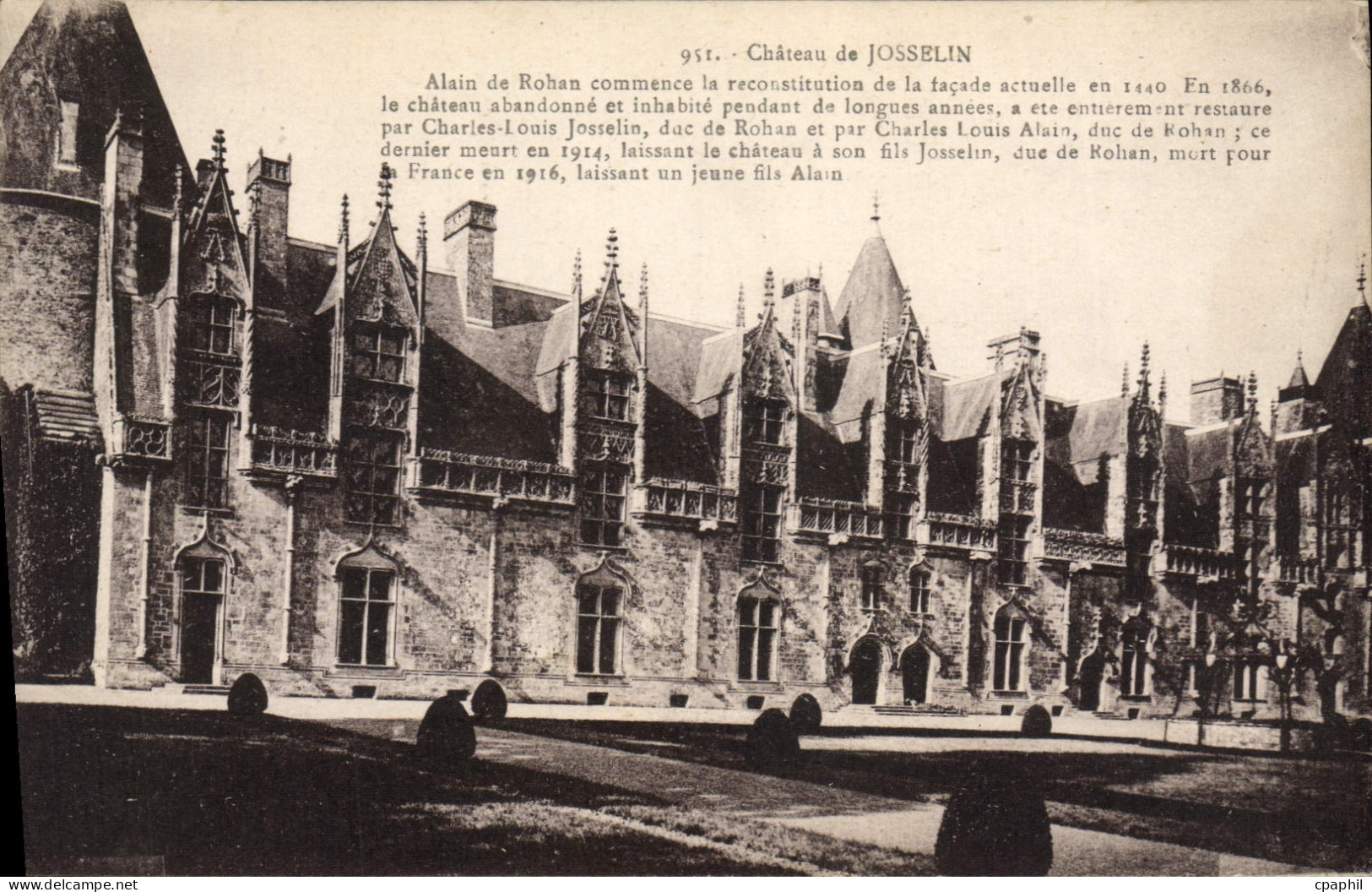CPA Chateau de Josselin