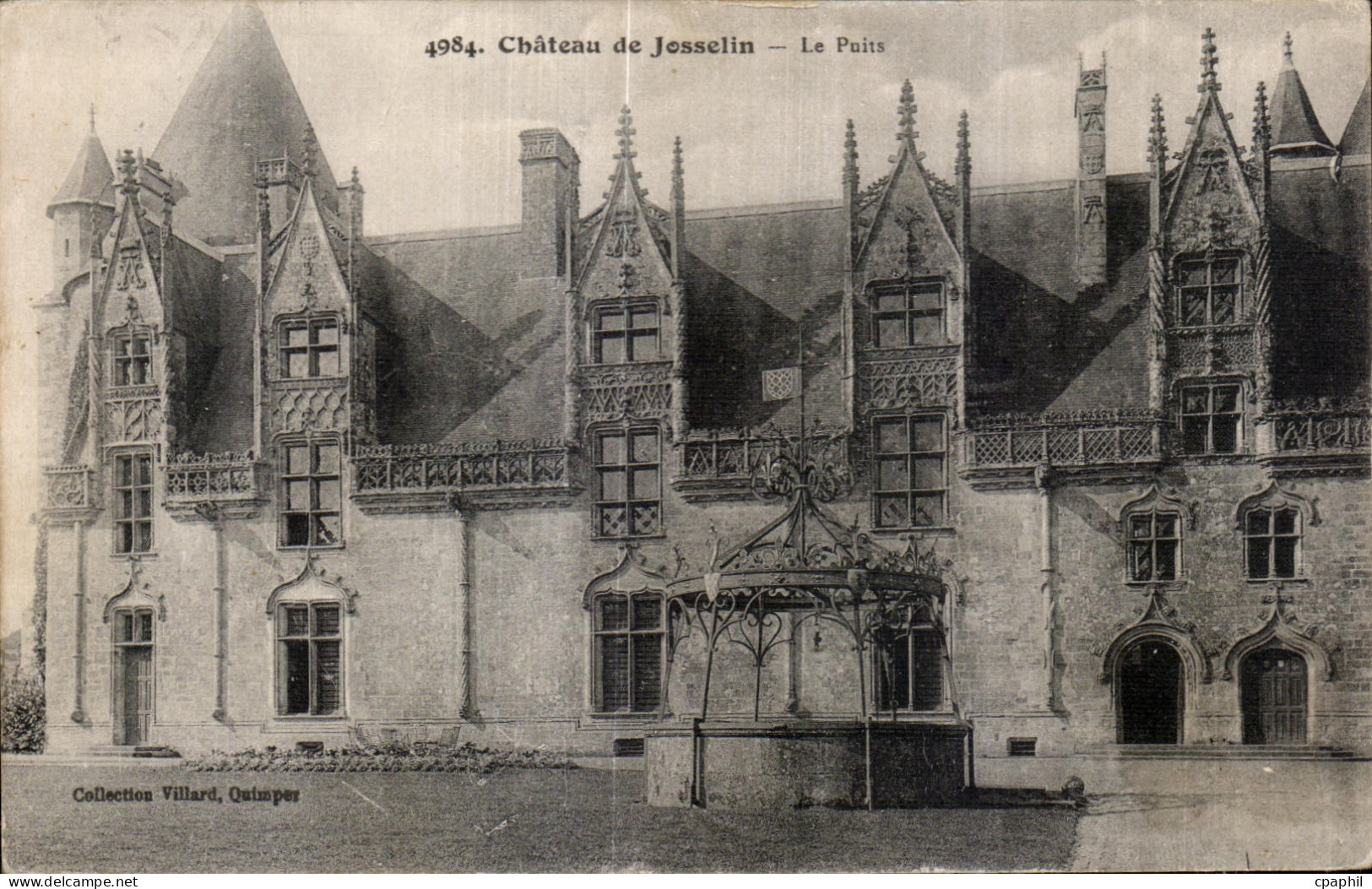 CPA Chateau de Josselin La Puits