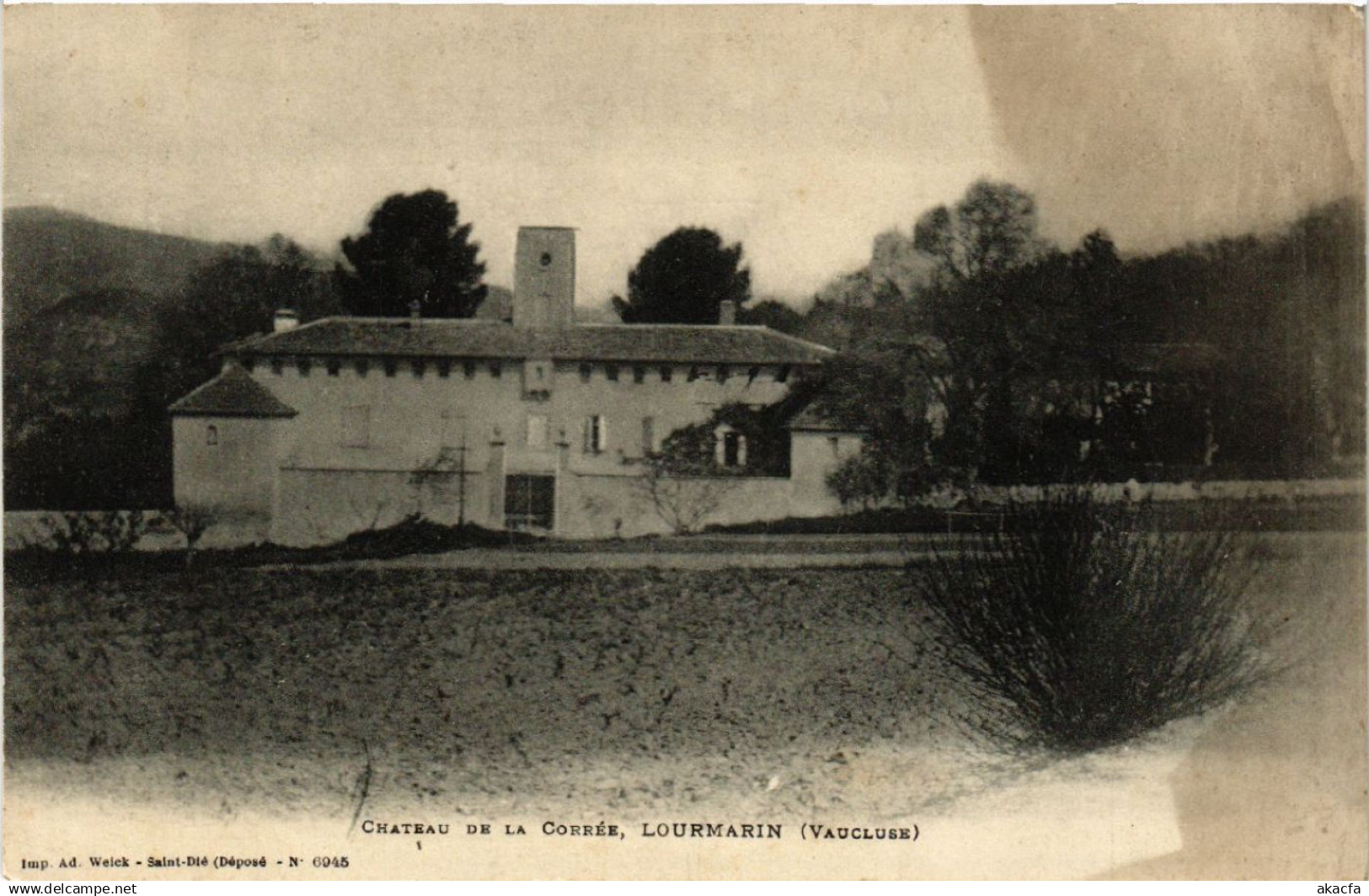 CPA Chateau de la Corrée LOURMARIN (512220)