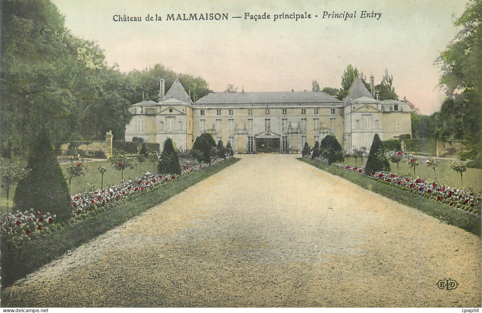 CPA Chateau de la Malmaison Facade Principale