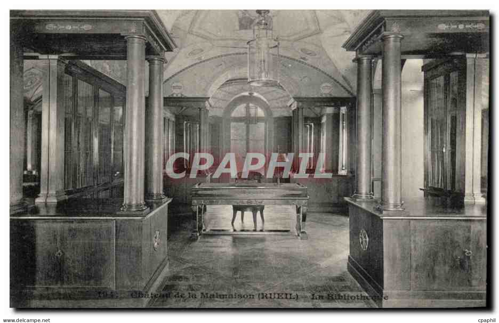 CPA Chateau de la Malmaison La Bibliotheque