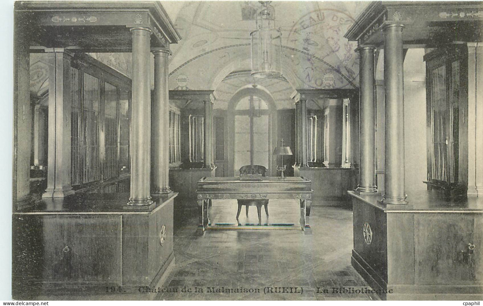 CPA Chateau de la Malmaison Rueil La Bibliotheque