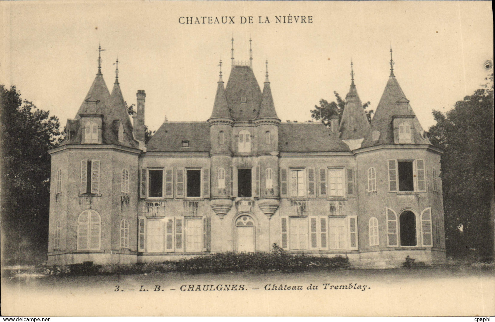 CPA Chateau de la Nierve Chaulgnes Chateau du Tremblay