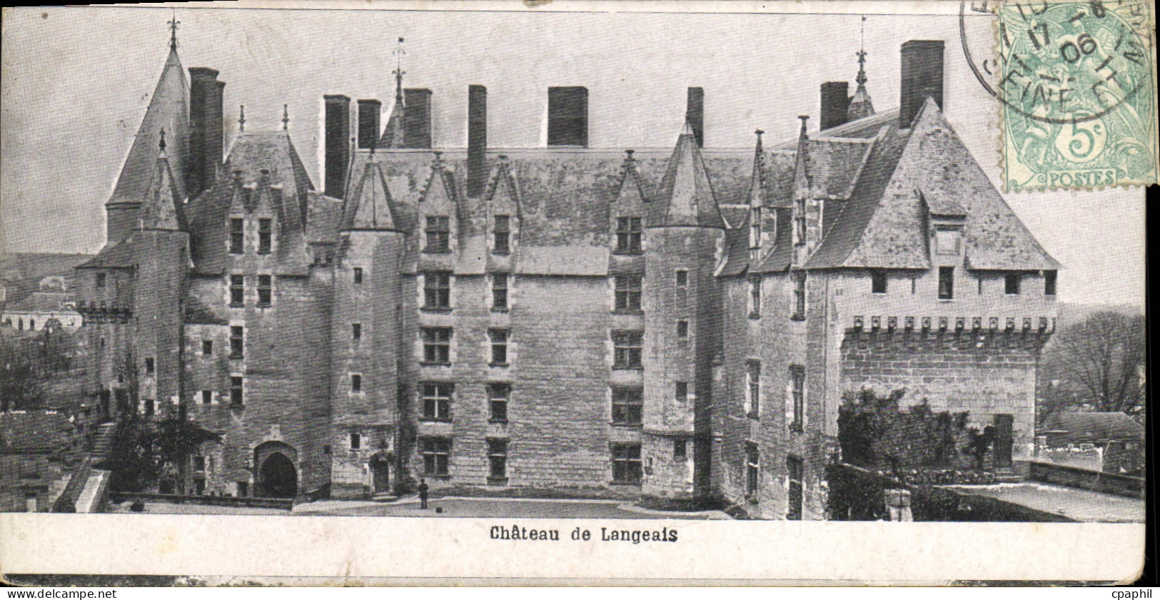 CPA Chateau de Langeais