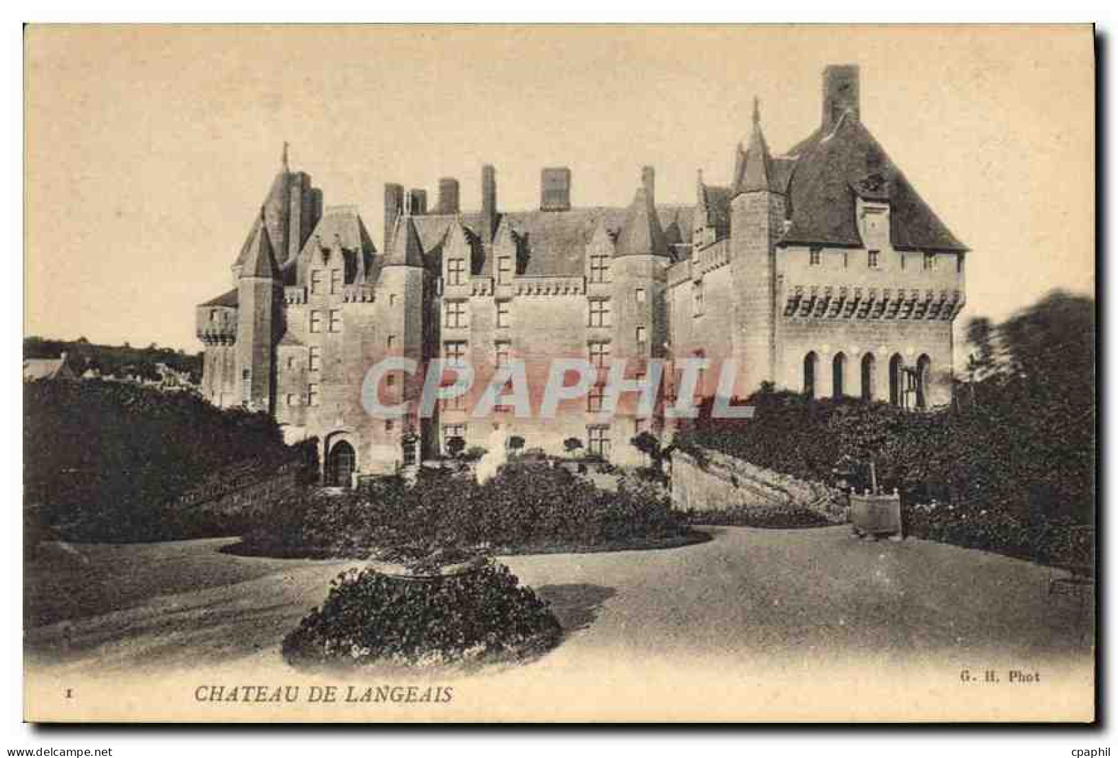CPA Chateau de Langeais