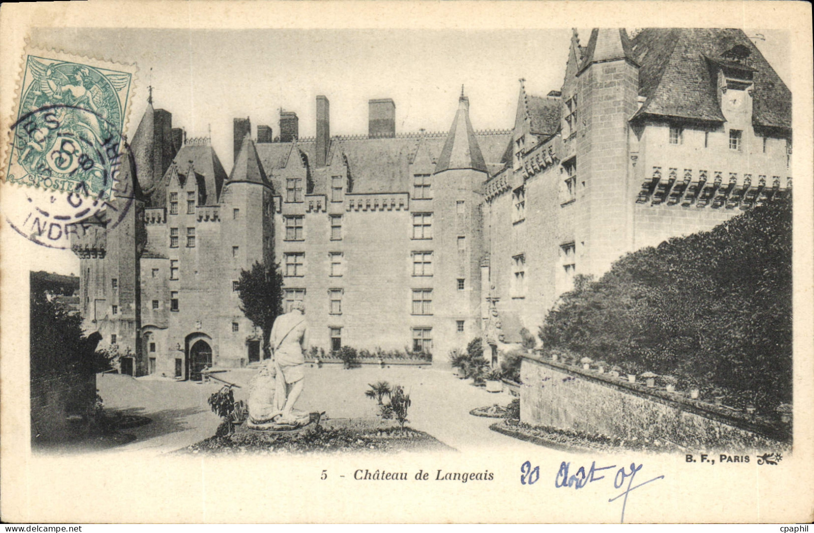 CPA Chateau de Langeais