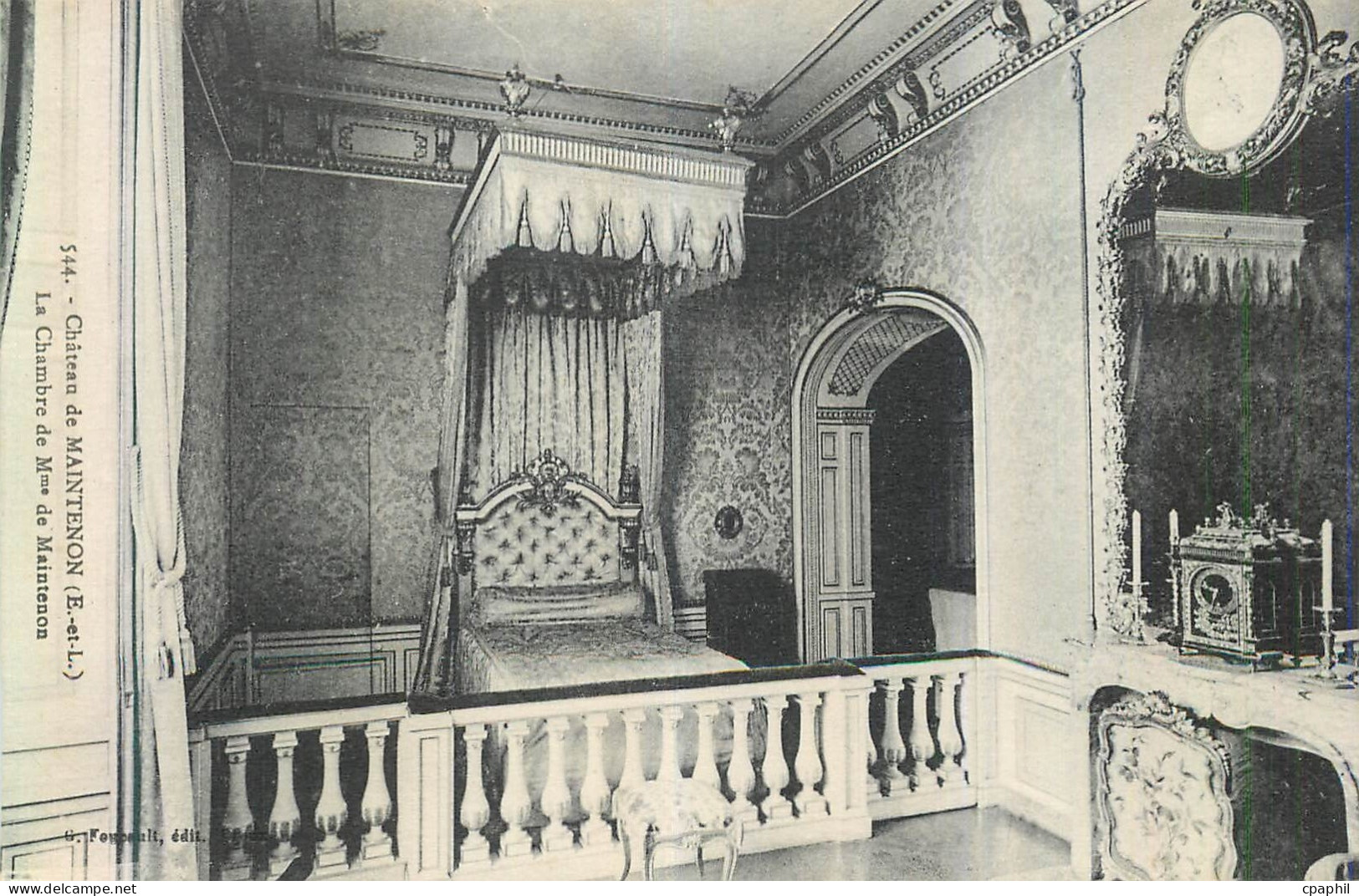 CPA Chateau de Maintenon (E et L) La Chambre de Mme de Maintenon