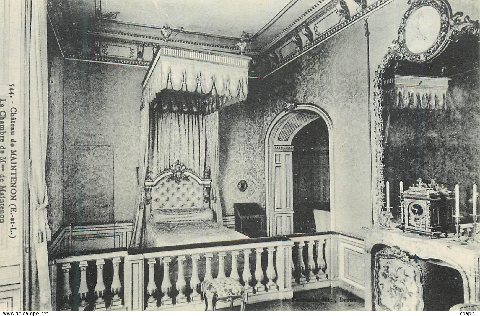 CPA Chateau de Maintenon (E et L) La Chambre de Mme Maintenon