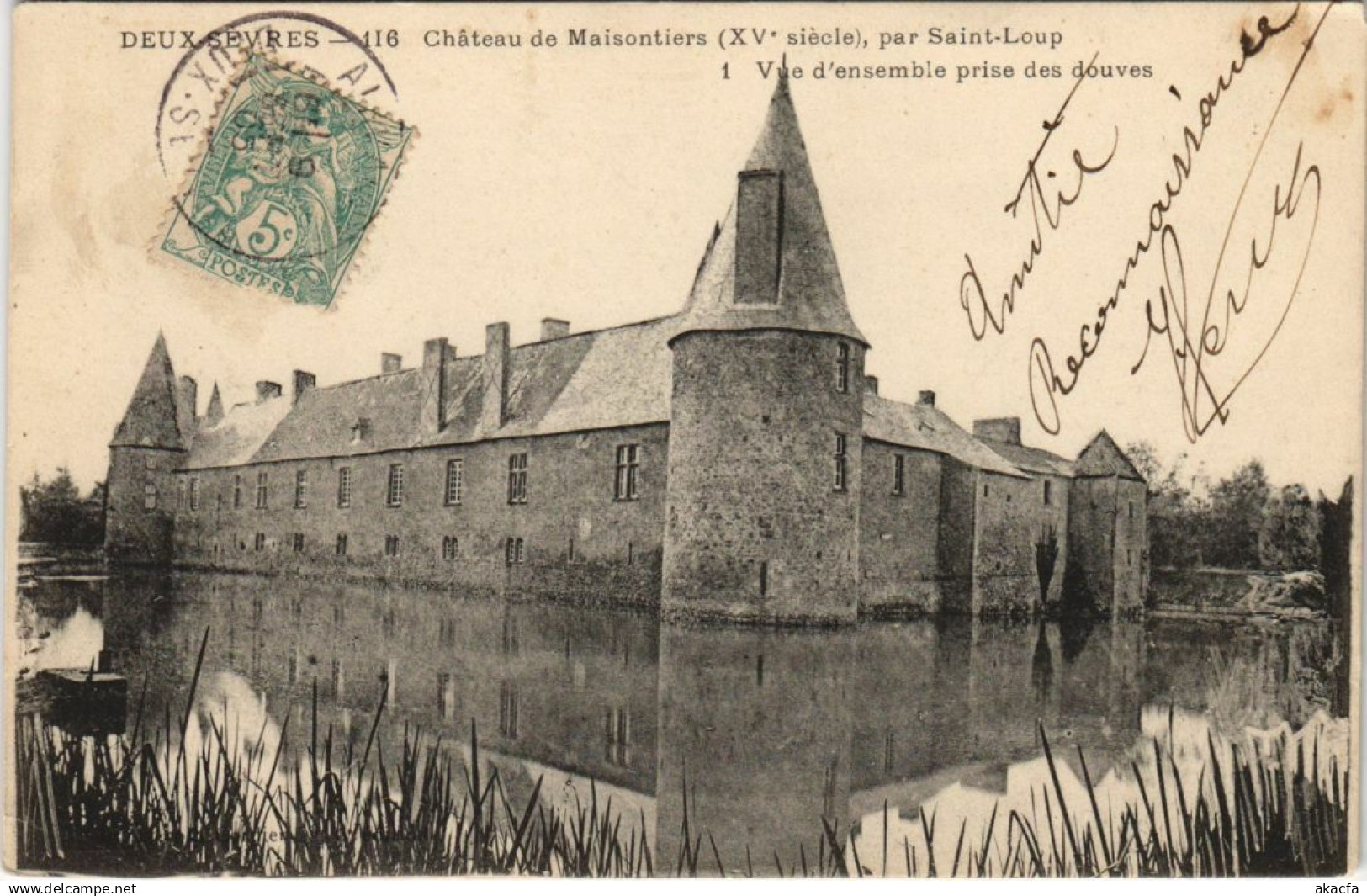 CPA Chateau de Maisontiers - par Saint-Loup-Lamaire (1141048)