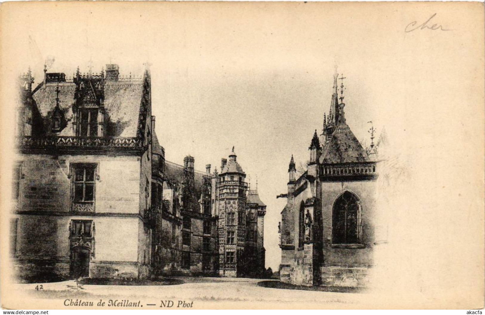 CPA Chateau de MEILLANT (613014)
