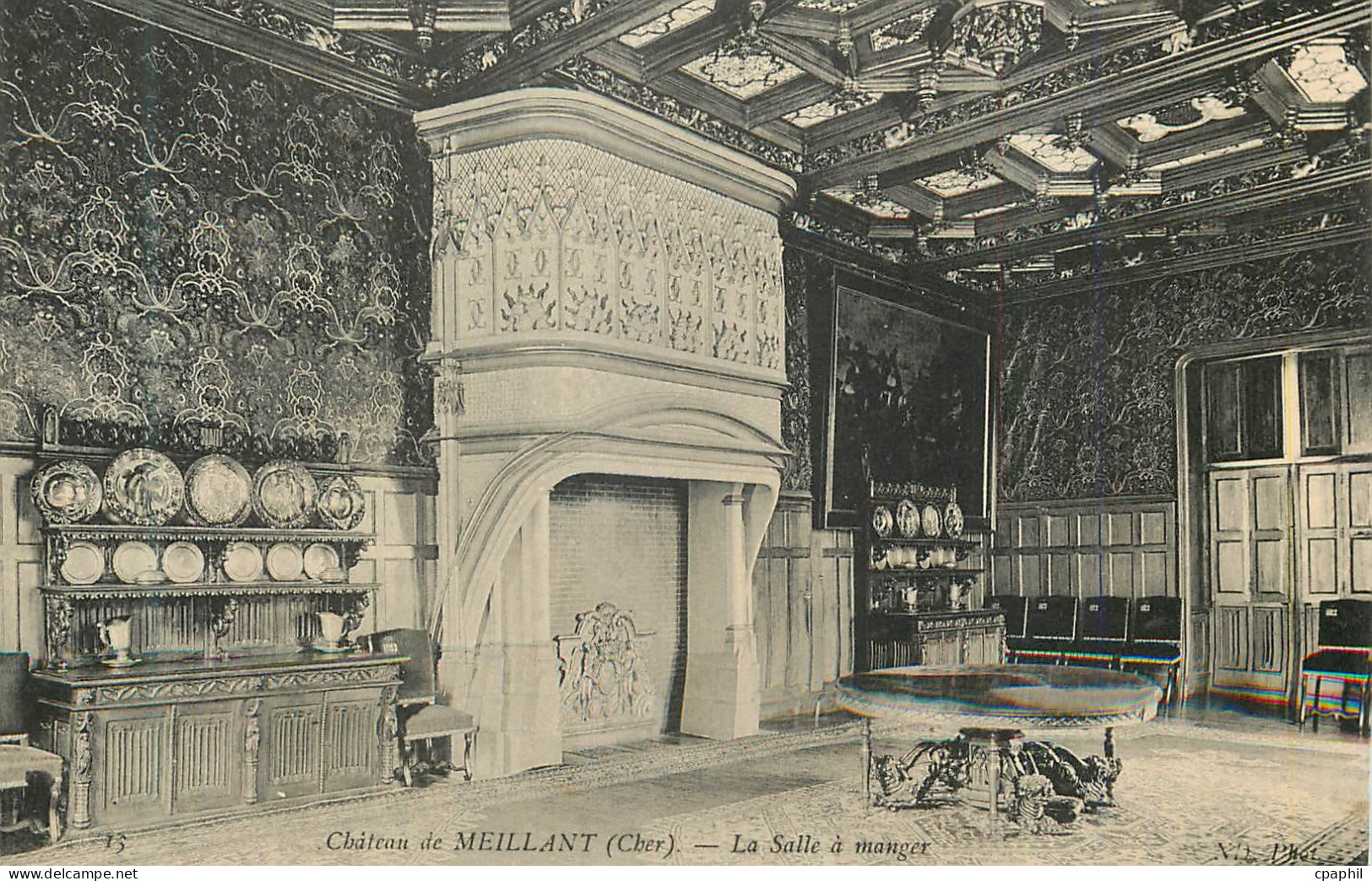 CPA Chateau de Meillant (Cher) La Salle a Manger