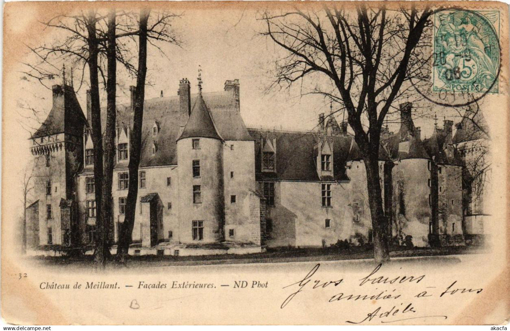 CPA Chateau de MEILLANT Facades Exterieures (613020)