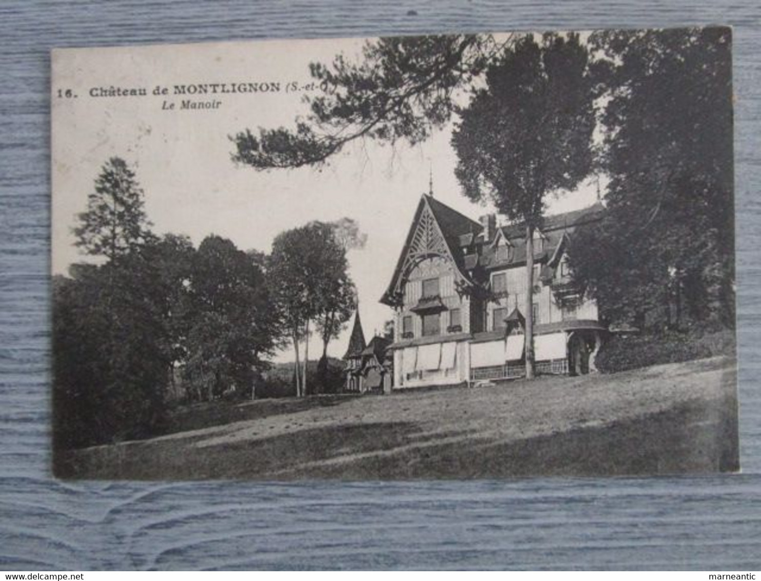 cpa château de Montlignon(95)le manoir