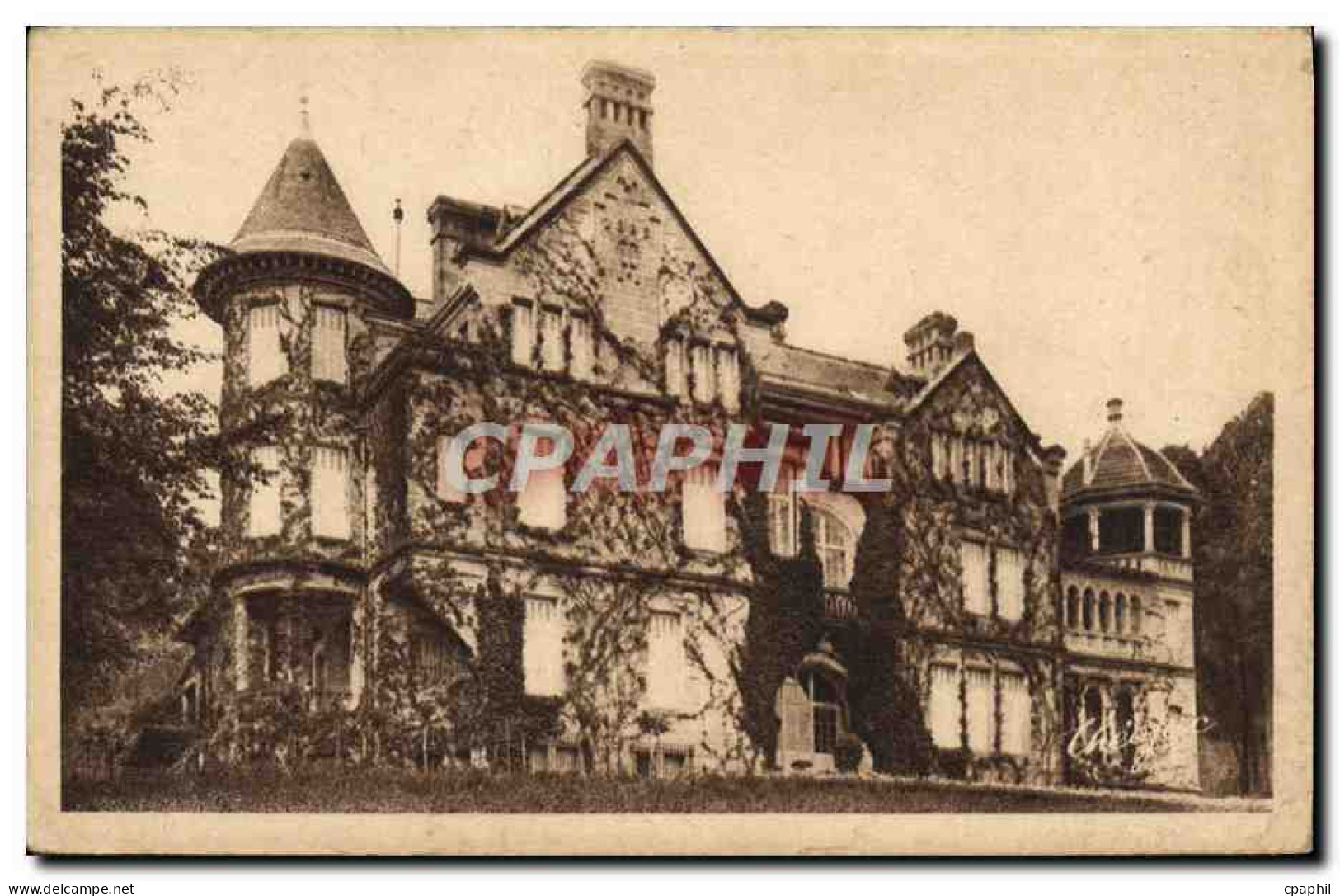 CPA Chateau De Montmery Pres Ambazac