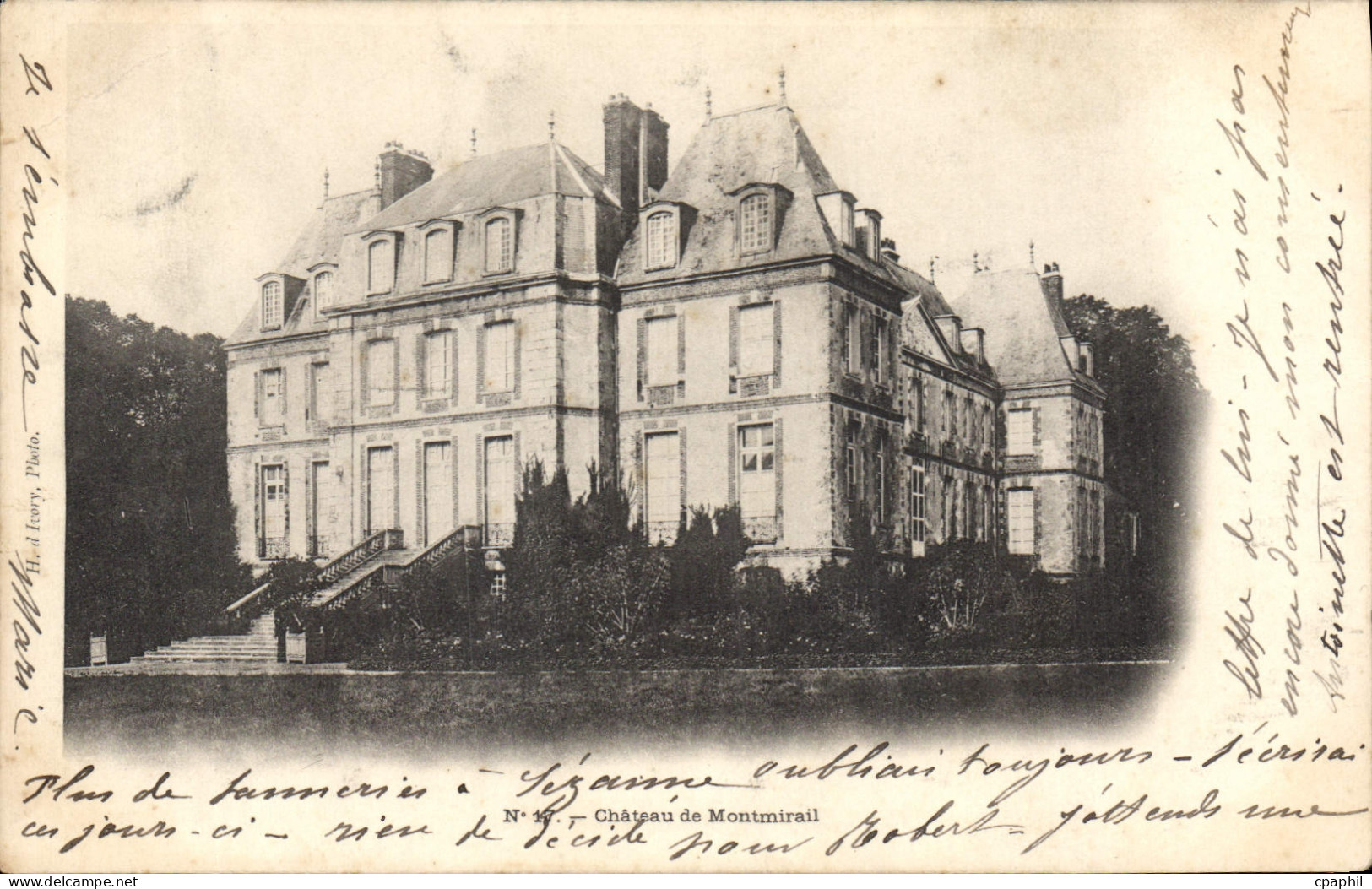 CPA Chateau de Montmirail