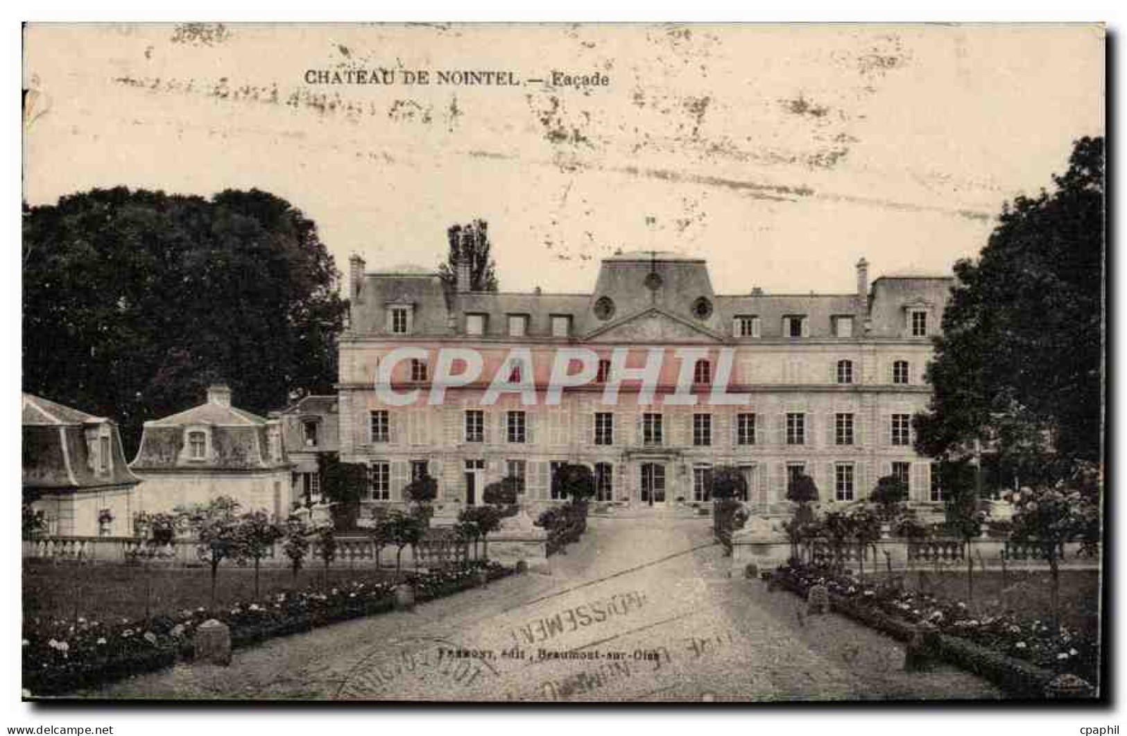 CPA Chateau de Nointel Facade
