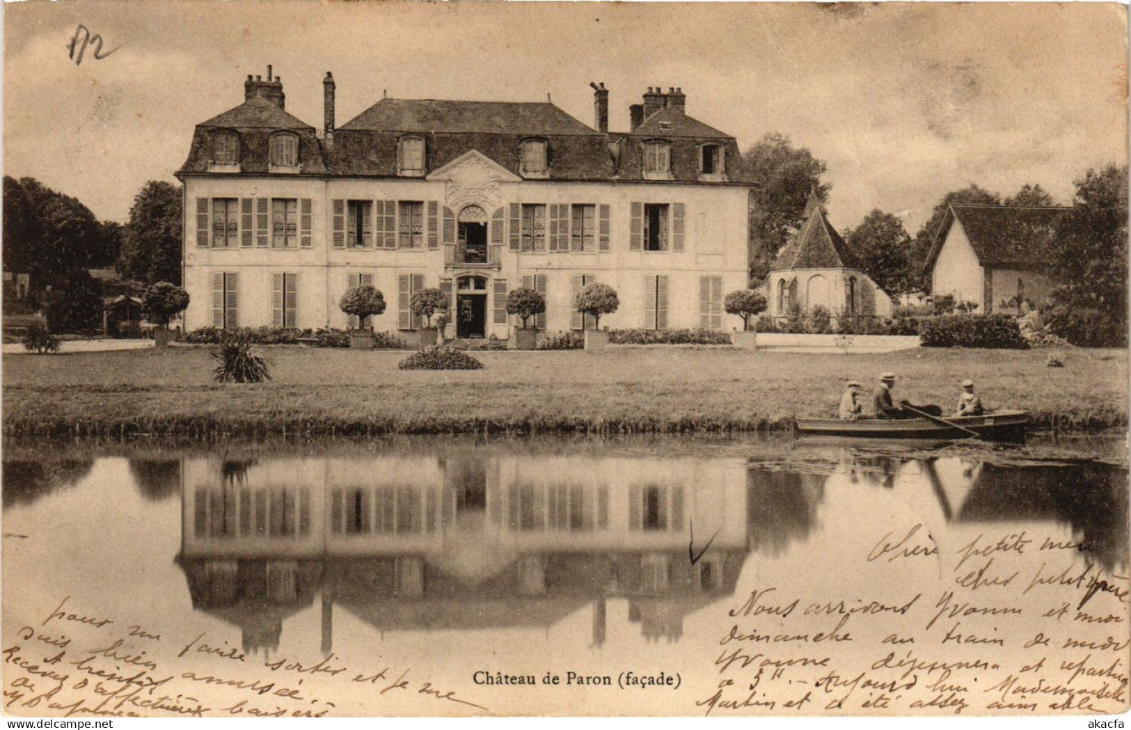 CPA Chateau de Paron (facade) (658653)