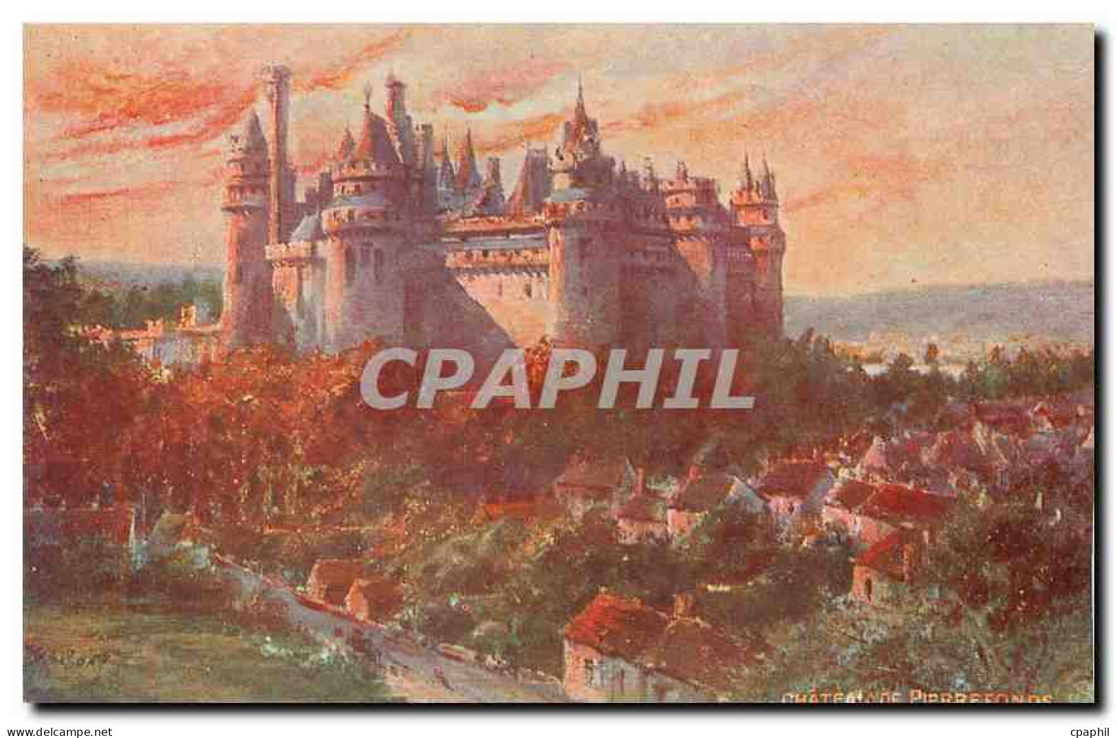 CPA Chateau de Pierrefonds