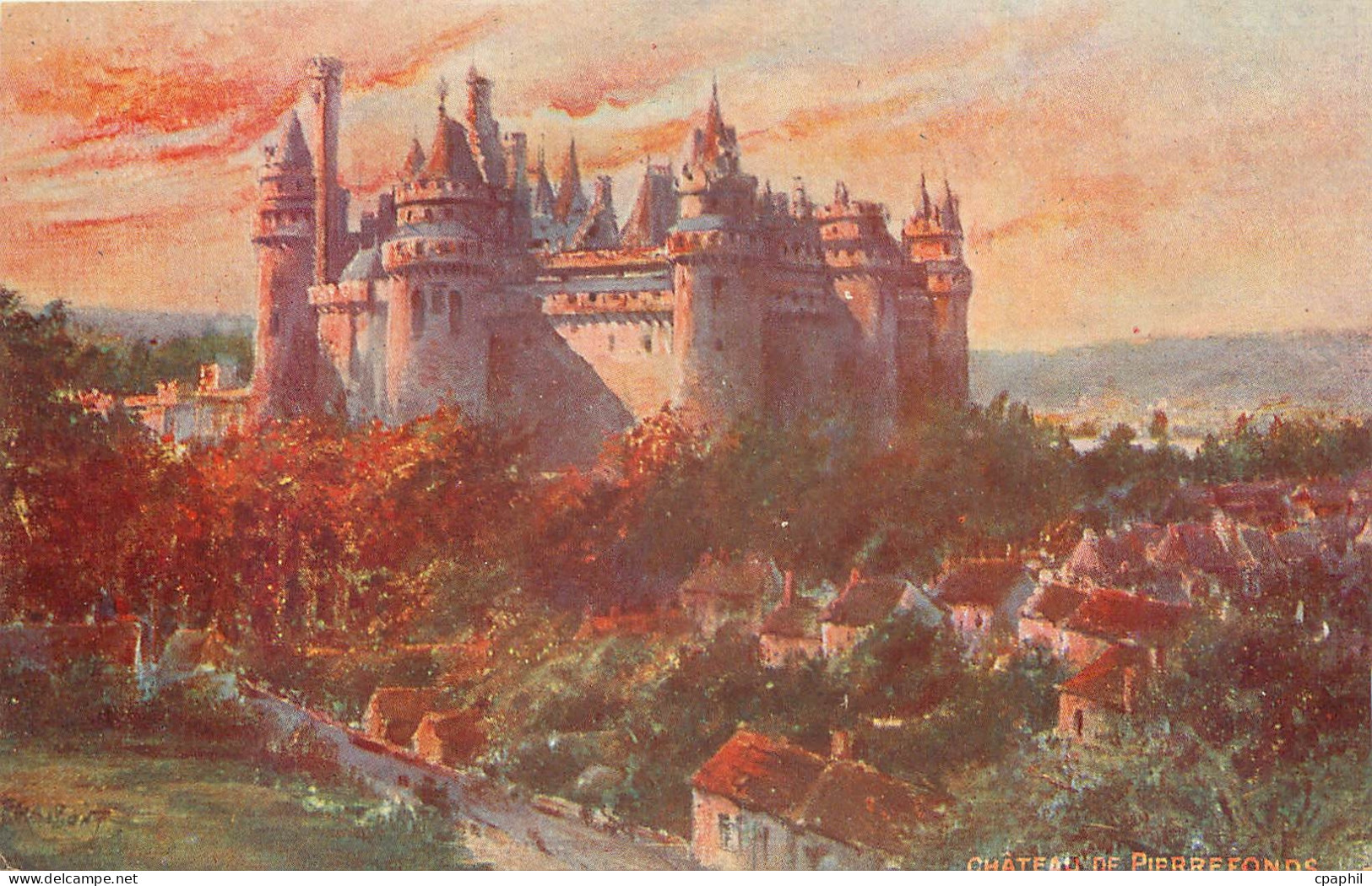 CPA Chateau de Pierrefonds