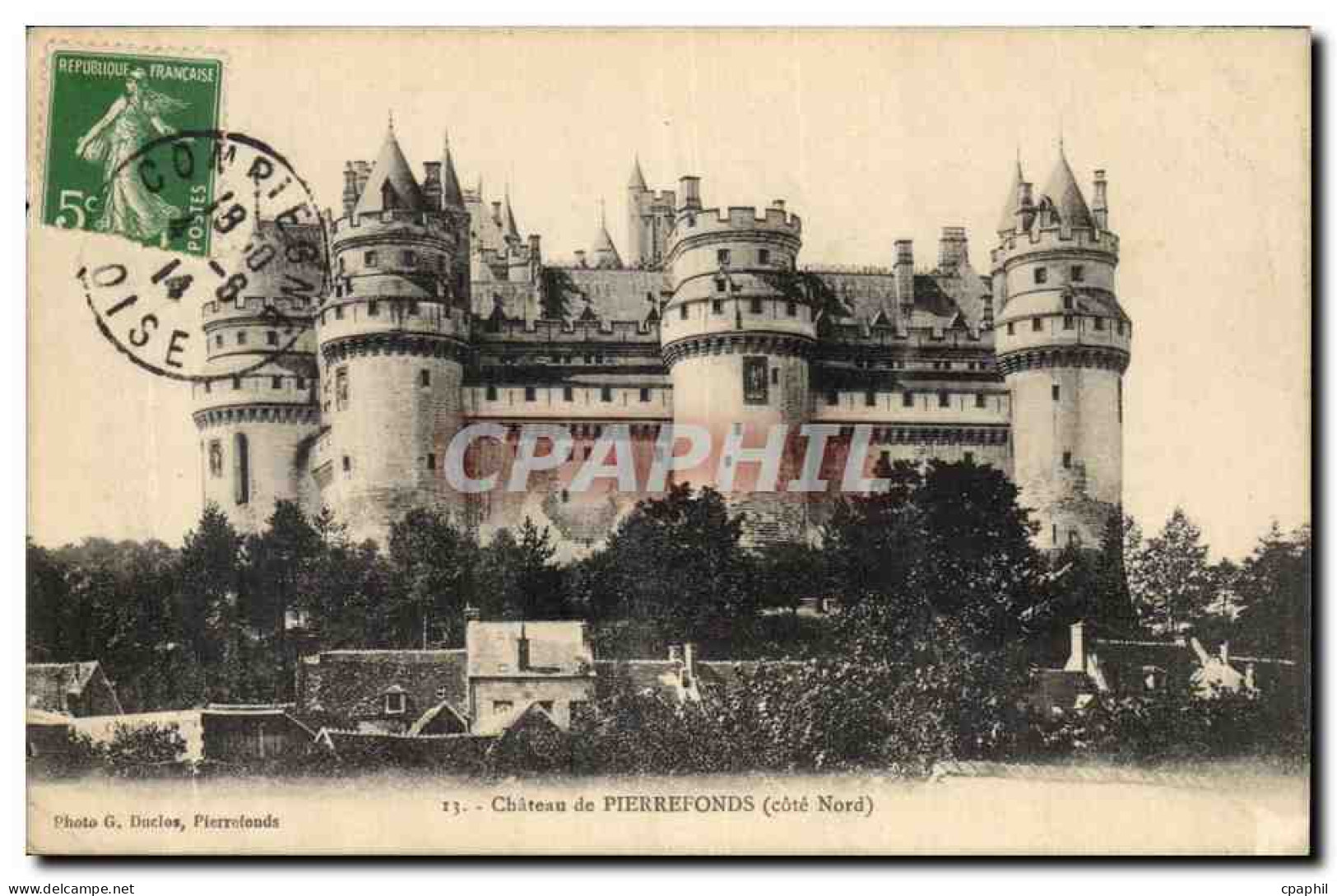 CPA Chateau de Pierrefonds