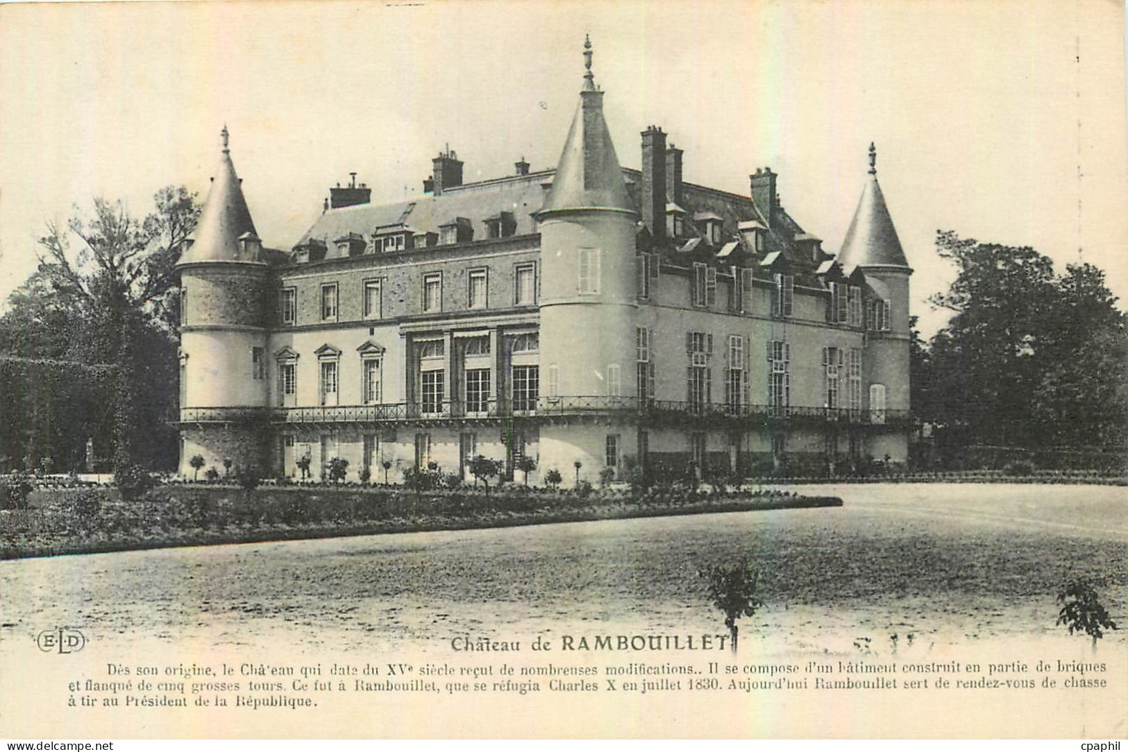 CPA Chateau de Rambouillet