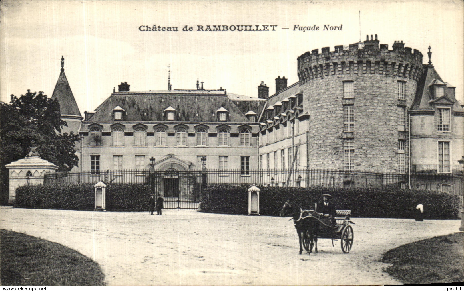 CPA Chateau de Rambouillet Facade Nord
