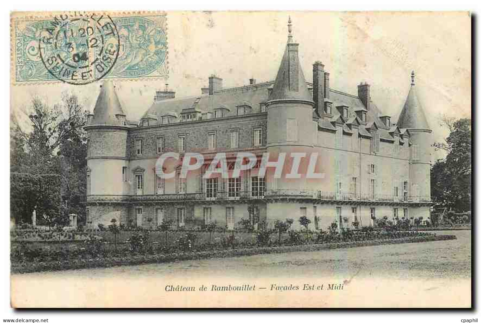 CPA Chateau de Rambouillet facades est et nord