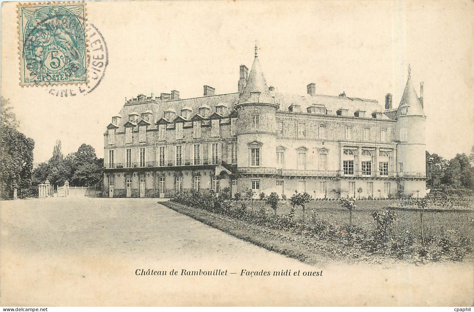 CPA Château de Rambouillet - Façades midi et ouest