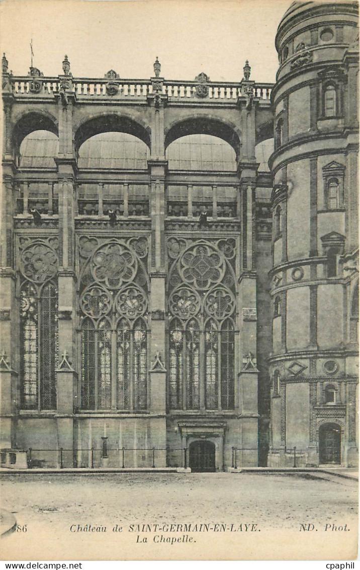CPA Chateau de Saint Germain en Laye La Chapelle