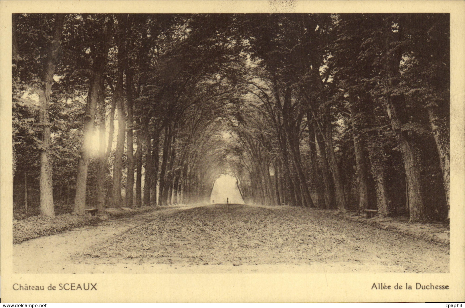 CPA Chateau de Sceaux Allee de la Duchesse