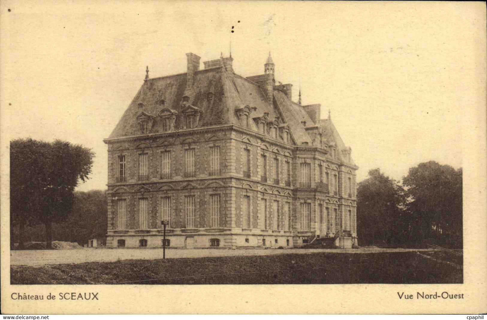 CPA Chateau De Sceaux Vue du Nord Ouest