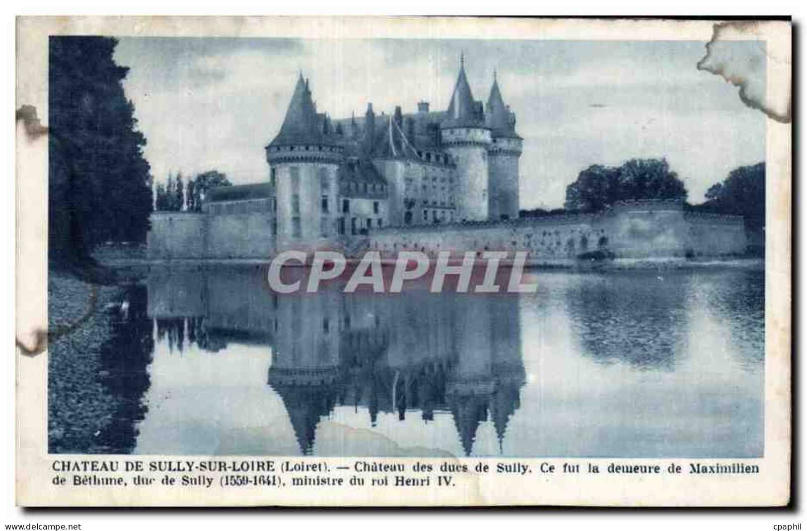 CPA Chateau de Sully sur Loire