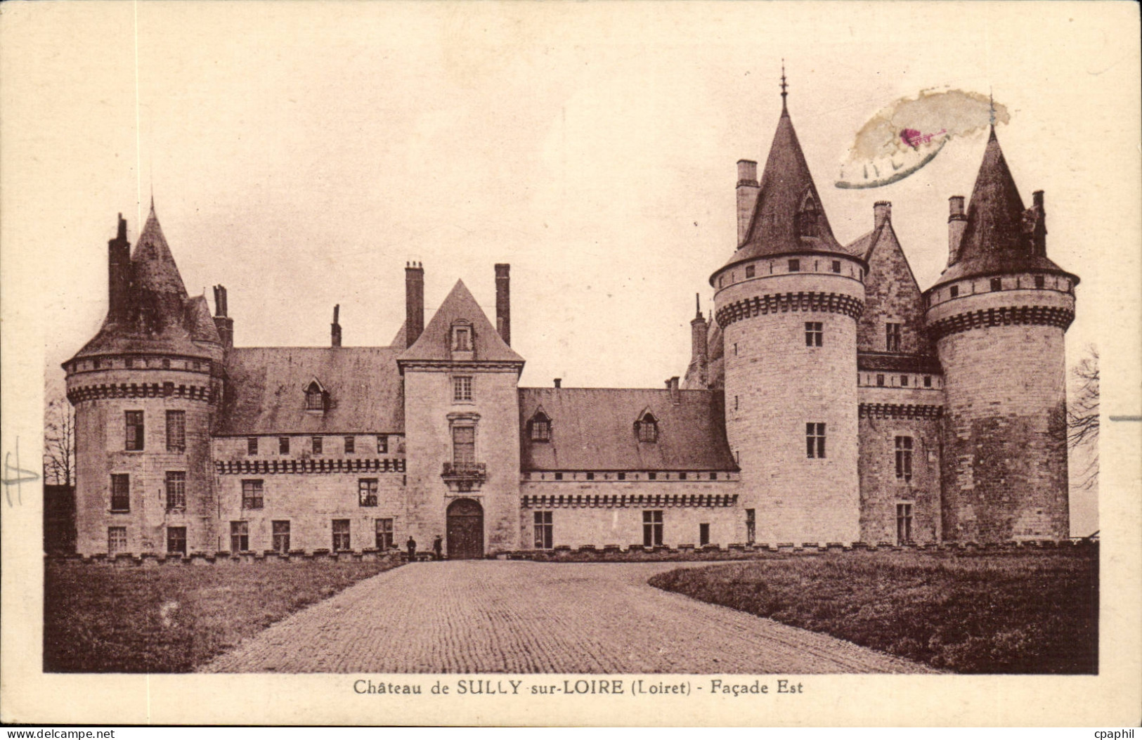 CPA Chateau de Sully sur Loire Facade Est