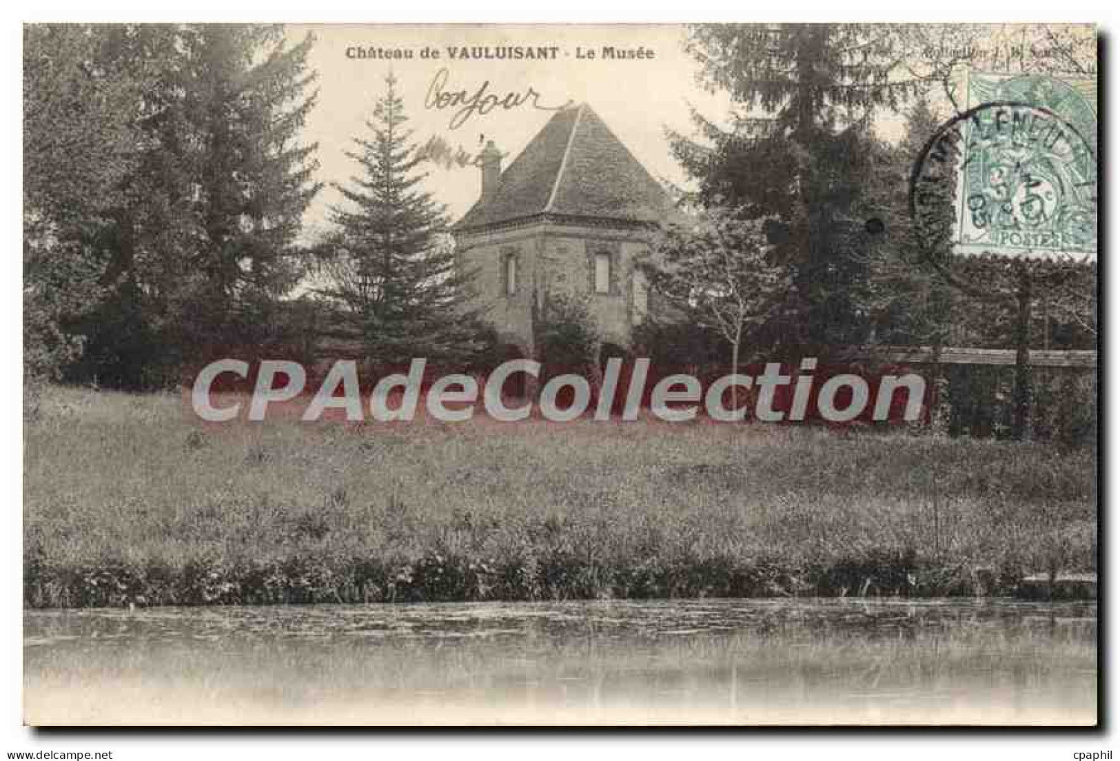 CPA Chateau De Vauluisant Le Musee VILLENEUVE L'ARCHEVEQUE