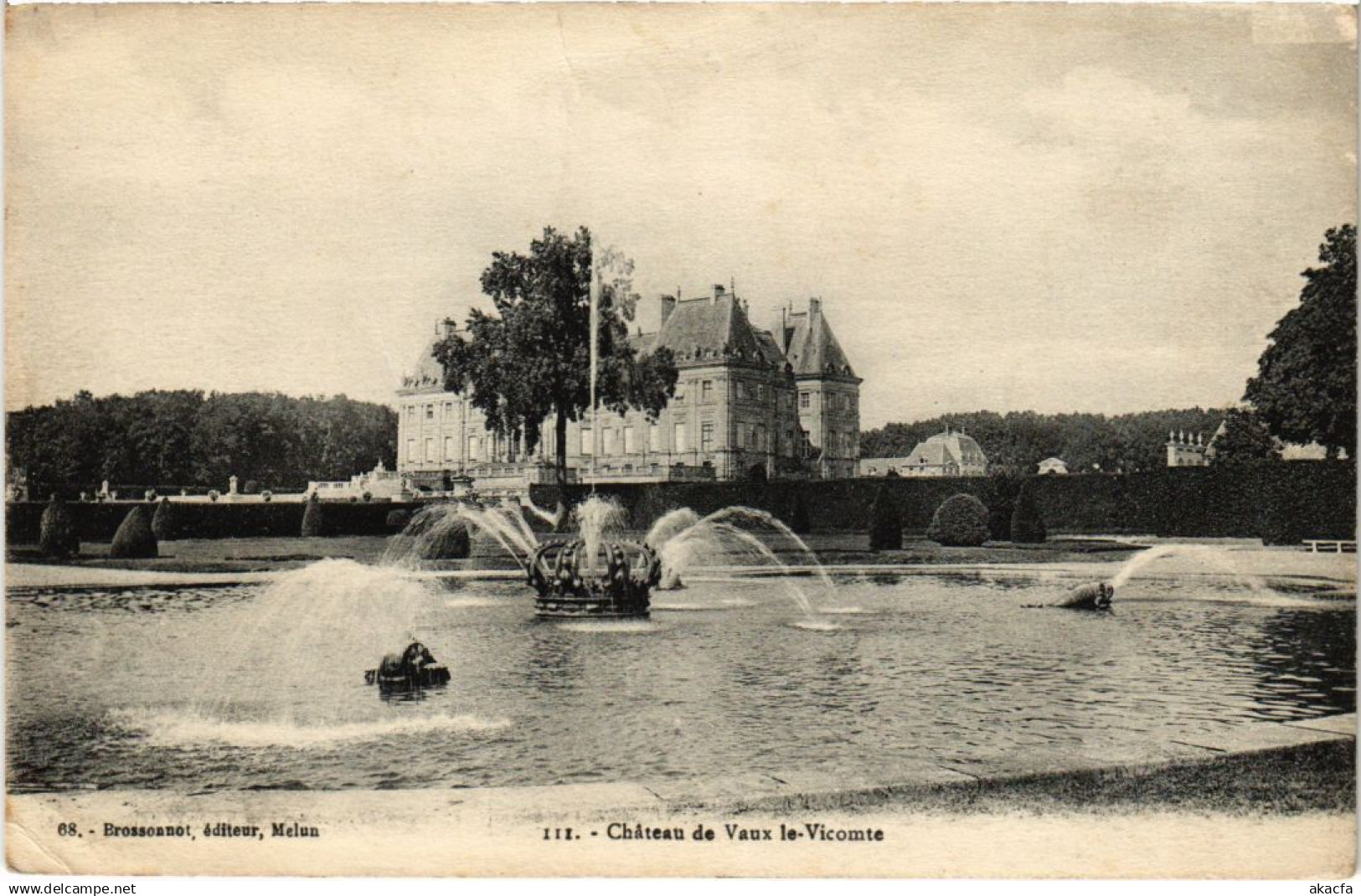 CPA chateau de Vaux le Vicomte (1268150)