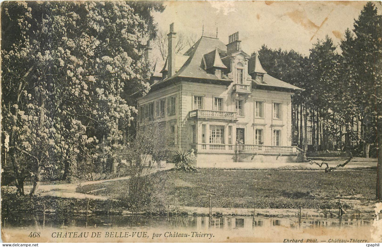 CPA Chateau de Velle Vue par Chateau Thierry