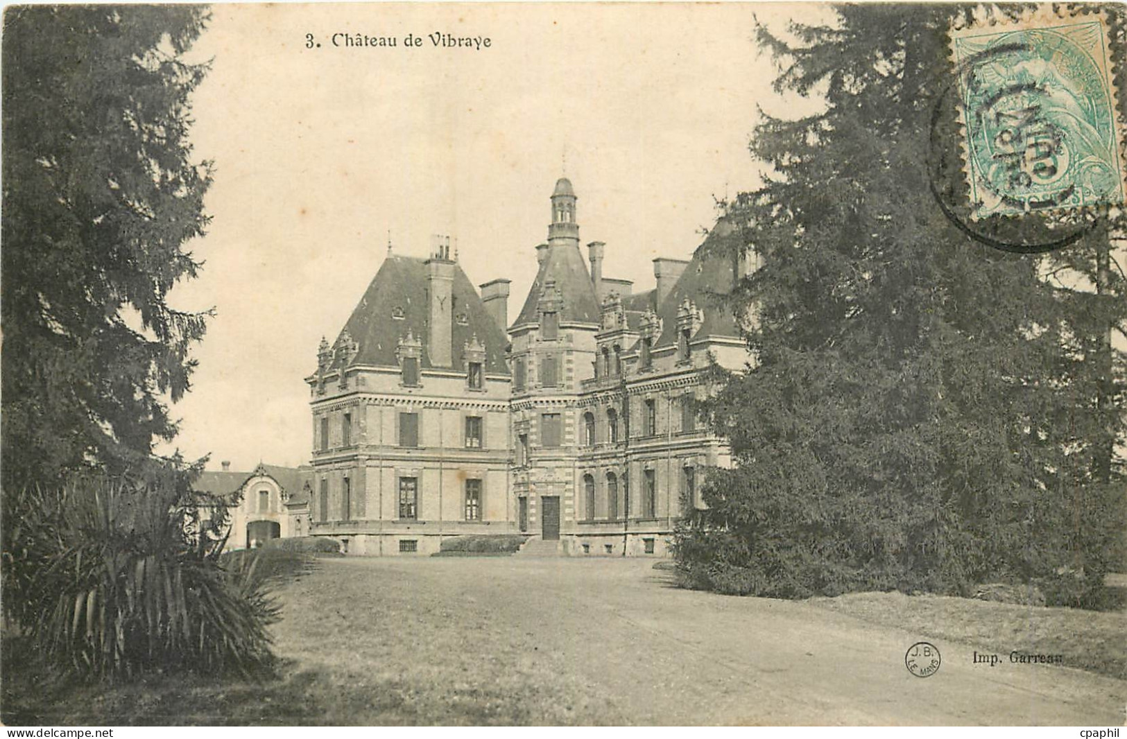CPA Chateau de Vibraye