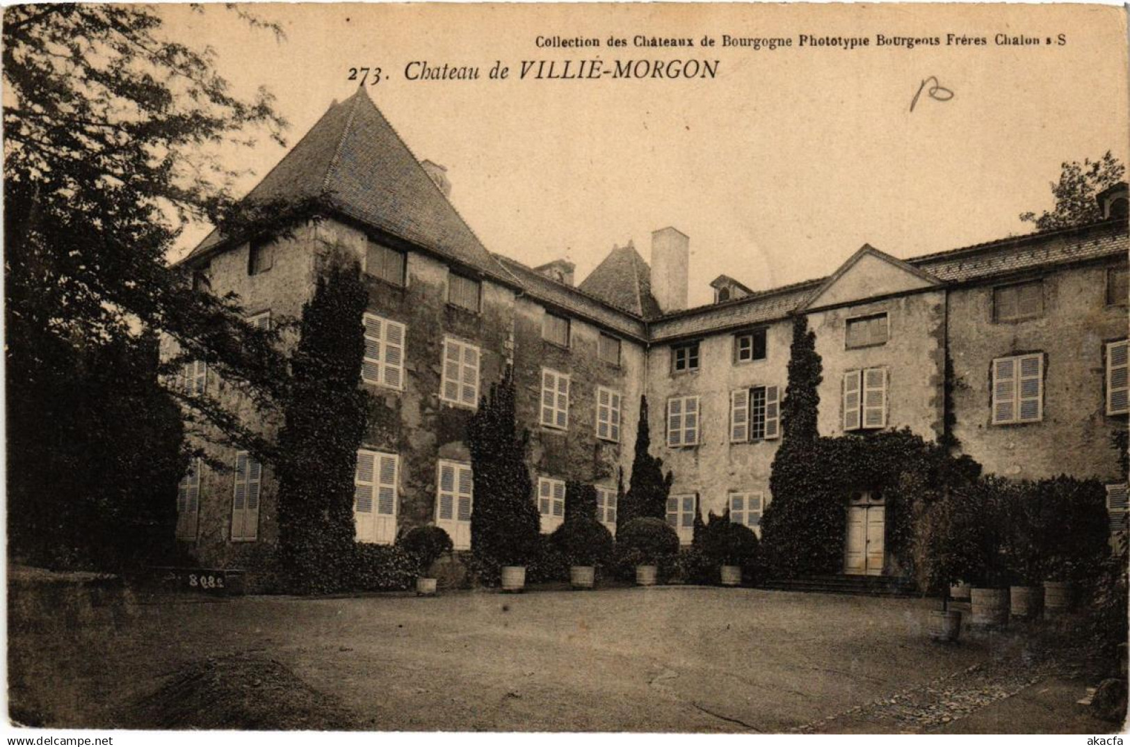 CPA Chateau de VILLIÉ-MORGON (614724)