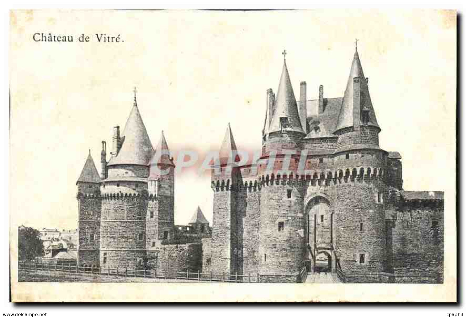 CPA Chateau de Vitre