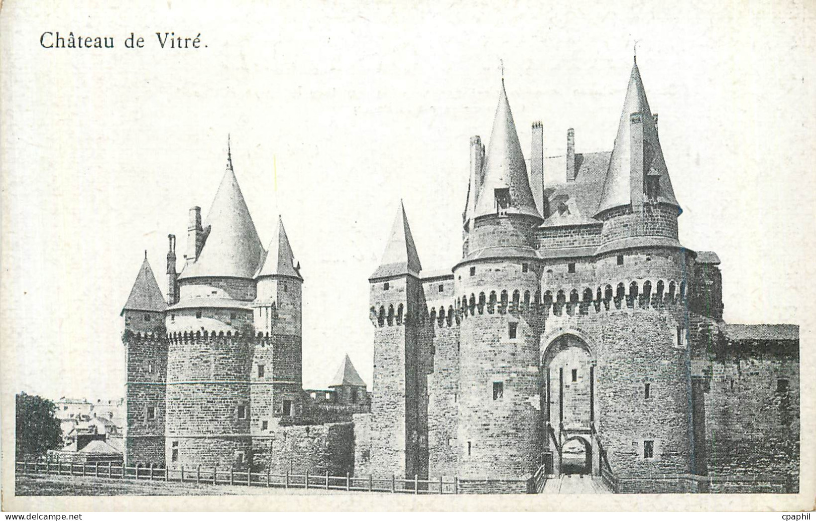CPA Chateau de Vitre