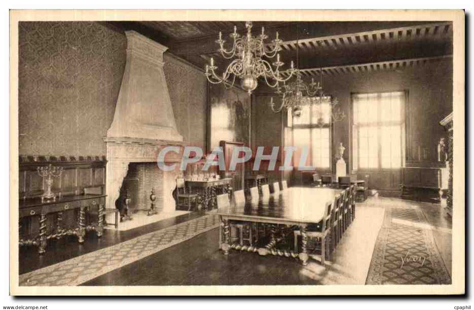 CPA Chateau de Vizille La Salle a Manger