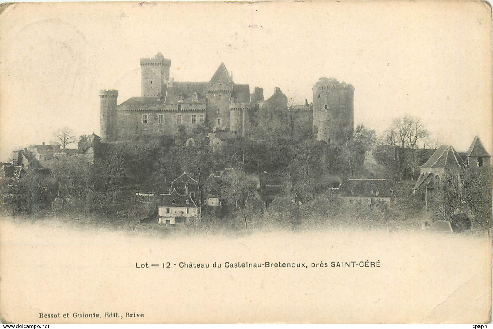 CPA Chateau du Castelnau Bretenoux pres Saint Cere