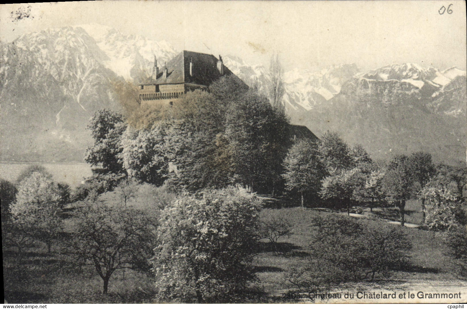 CPA Chateau du Chatelard et le Grammont
