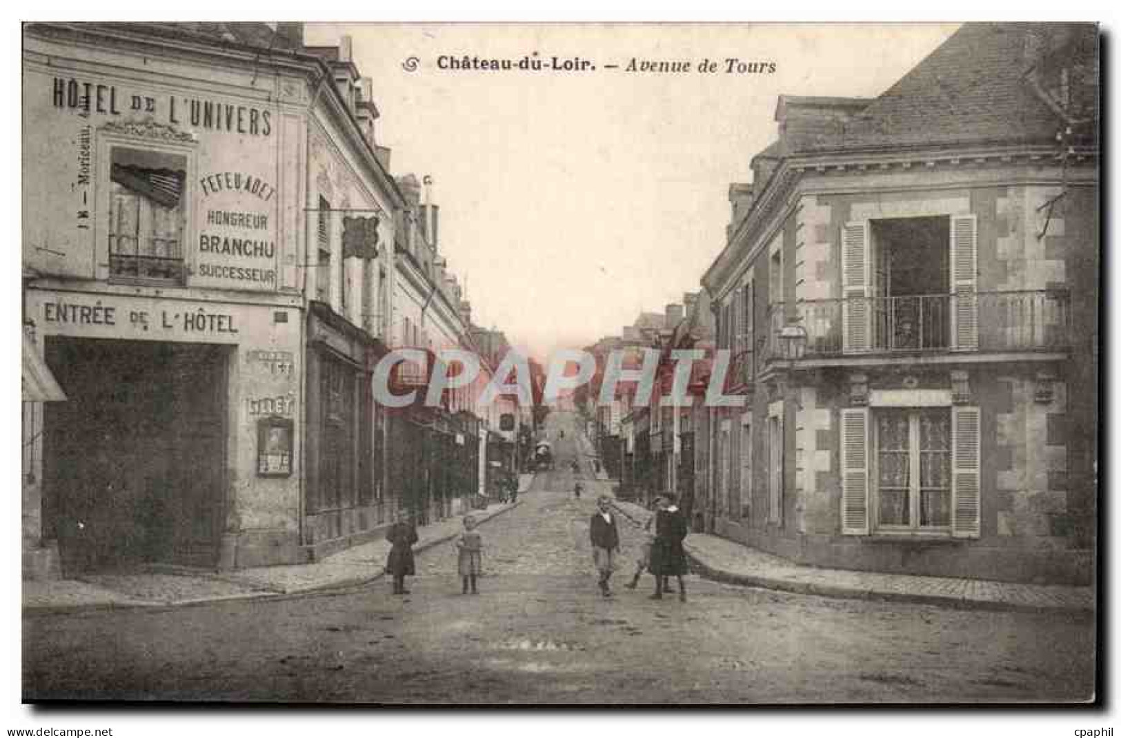 CPA Chateau du Loir Avenue de Tours