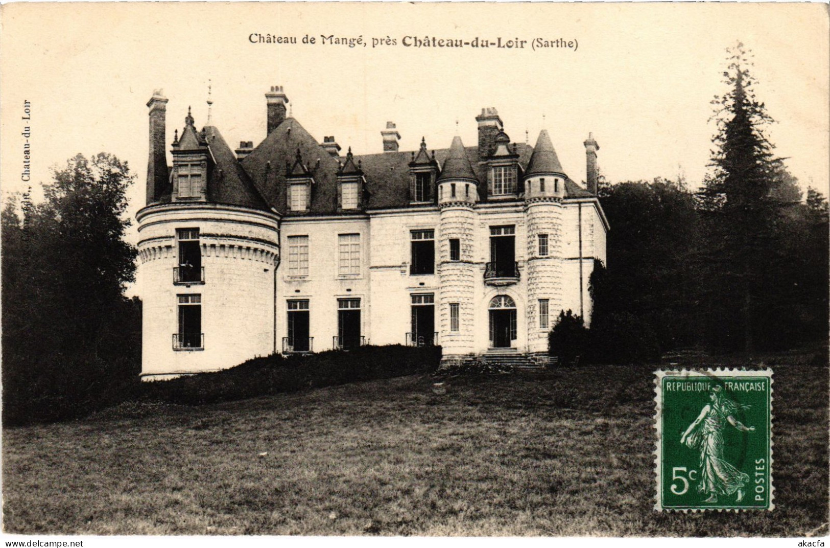 CPA Chateau du Loir Chateau de Mange (1473883)