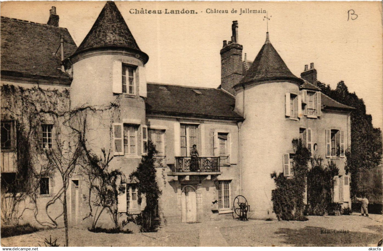 CPA CHATEAU-LANDON - Chateau de Jallemain (436020)